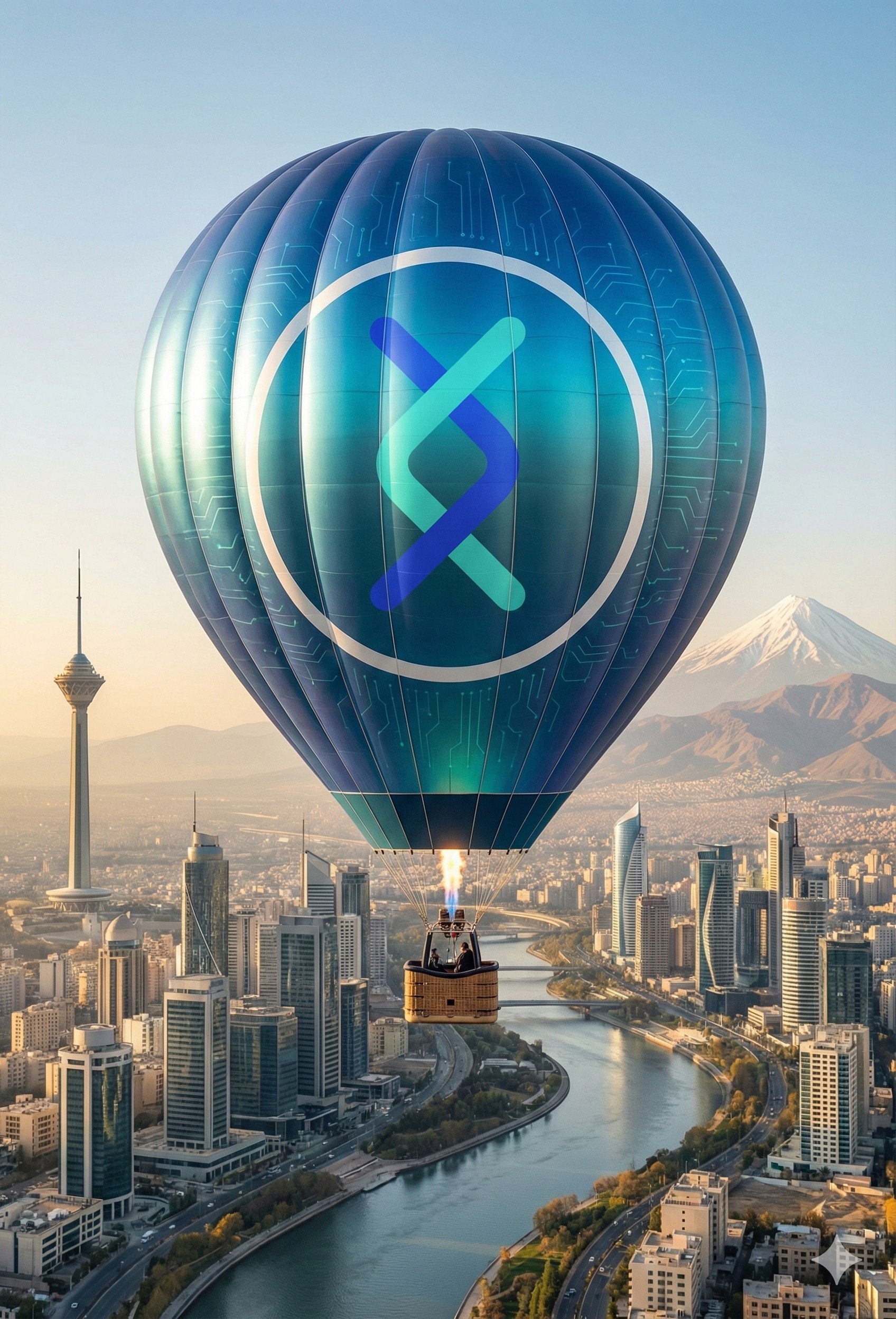 بالون بر فراز تهران